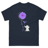 Pancreatic Cancer Fight Purple Classic Tee - JohnVsGBMNavyS