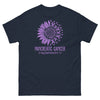 Pancreatic Cancer Flower Classic Tee - JohnVsGBMNavyS