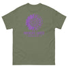 Pancreatic Cancer Flower Classic Tee - JohnVsGBMMilitary GreenS