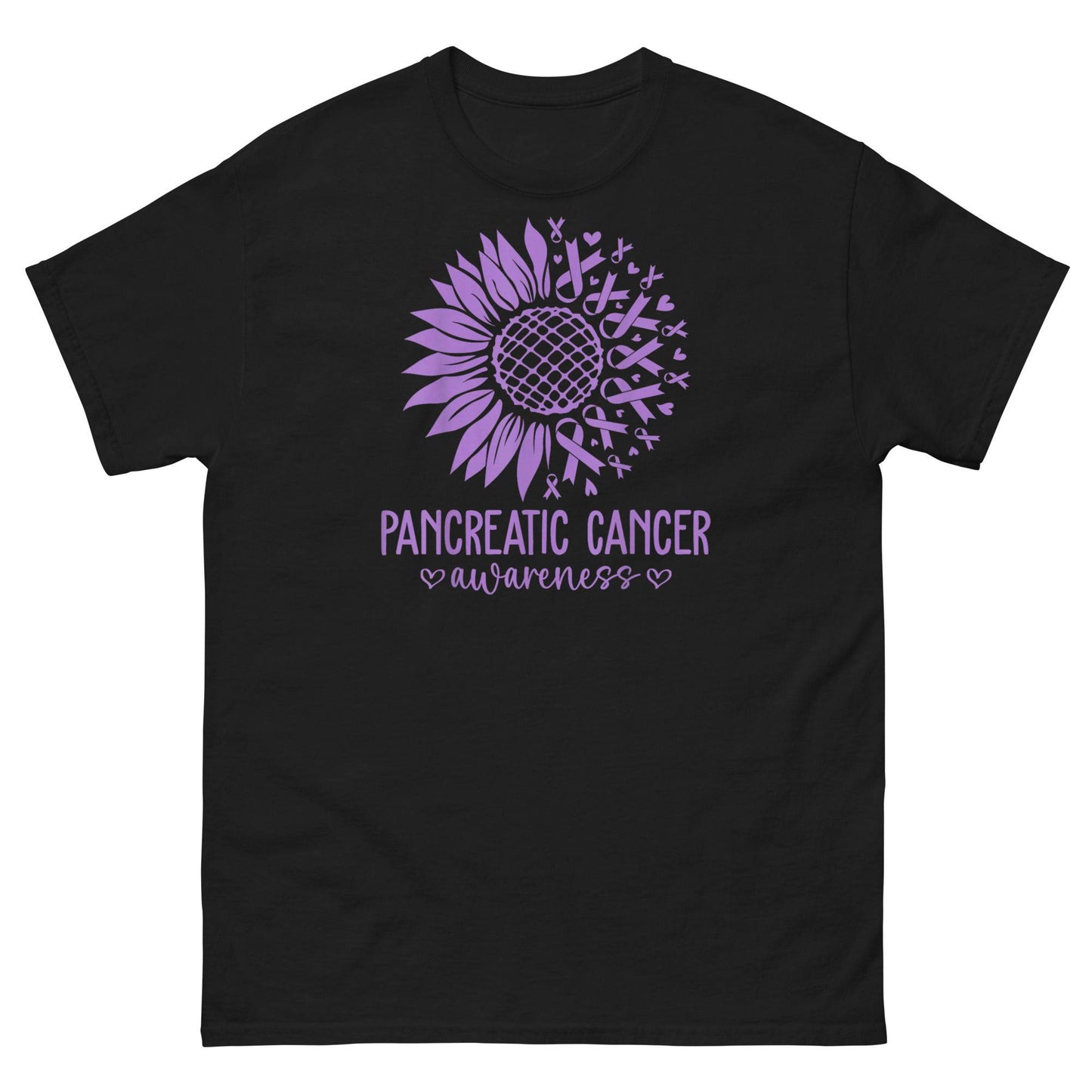 Pancreatic Cancer Flower Classic Tee - JohnVsGBMBlackS