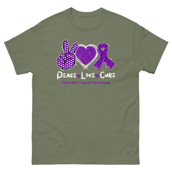 Pancreatic Cancer for My Dad Classic Tee - JohnVsGBMMilitary GreenS