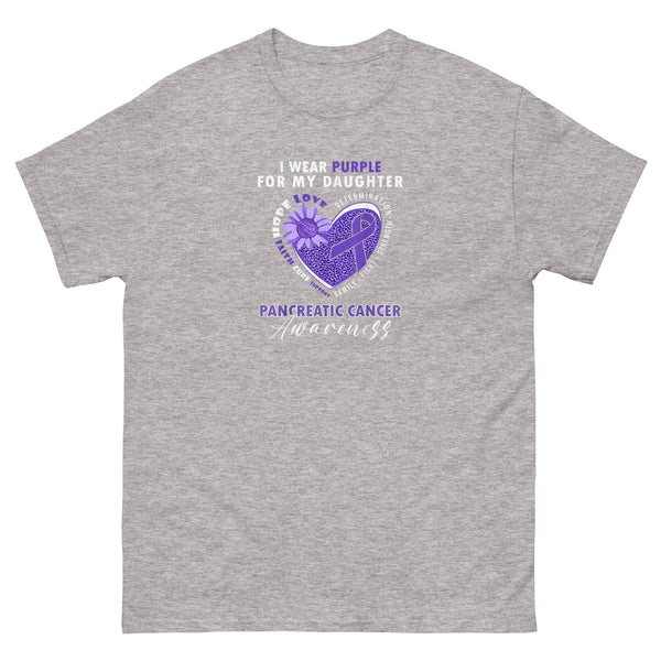 Pancreatic Cancer For my Daughter Classic Tee - JohnVsGBMSport GreyS