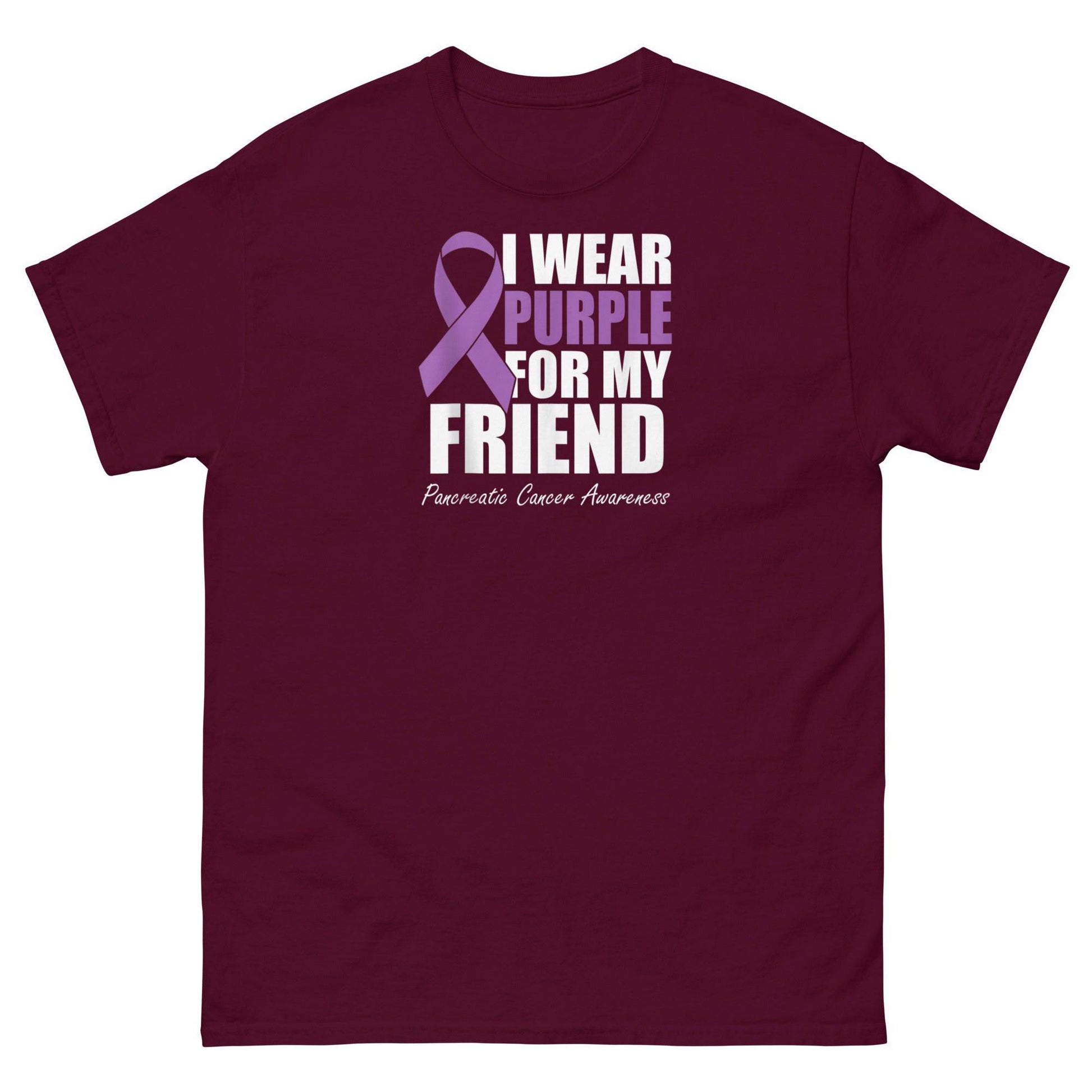 Pancreatic Cancer For my Friend Classic Tee - JohnVsGBMMaroonS