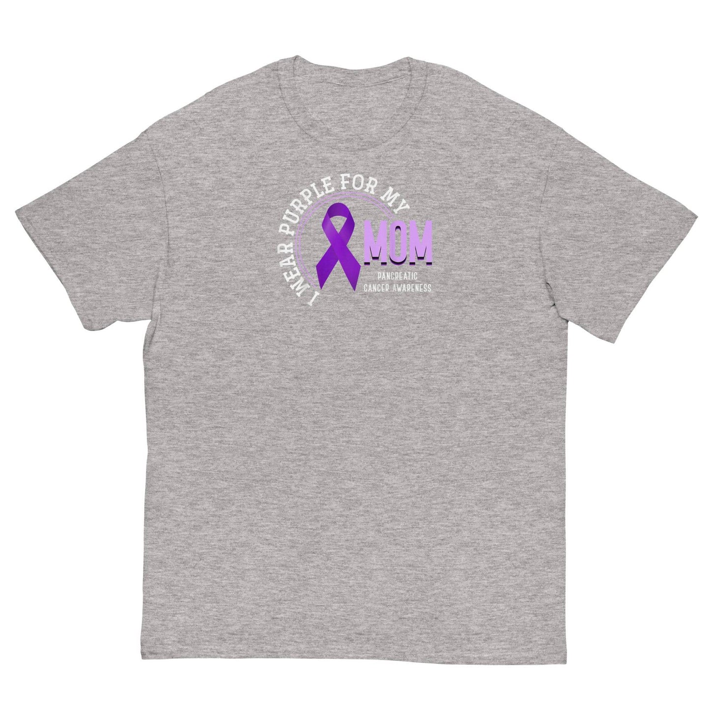 Pancreatic Cancer For my Mom Classic Tee - JohnVsGBMSport GreyS