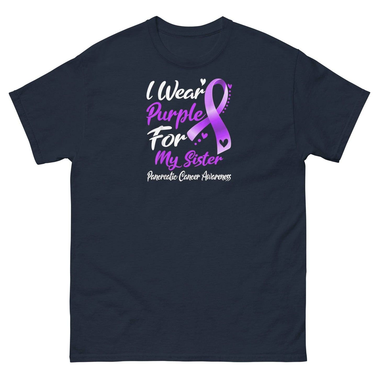 Pancreatic Cancer For my Sister Classic Tee - JohnVsGBMNavyS