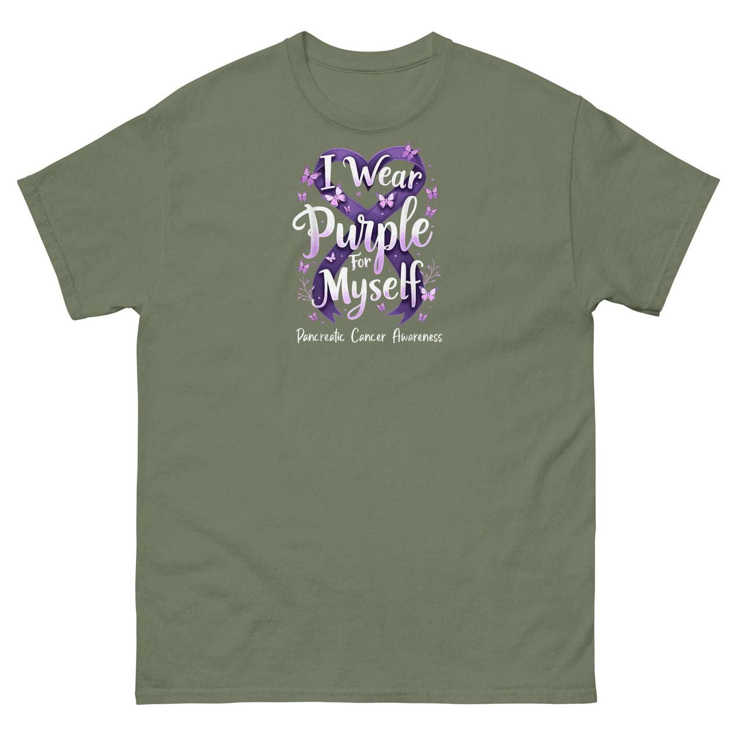 Pancreatic Cancer for Myself Classic Tee - JohnVsGBMMilitary GreenS