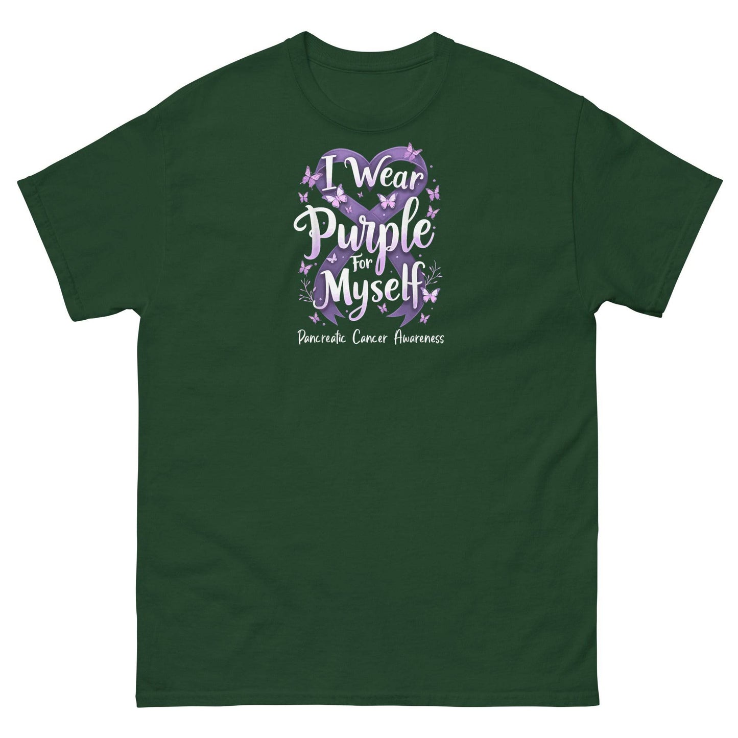 Pancreatic Cancer for Myself Classic Tee - JohnVsGBMForest GreenS