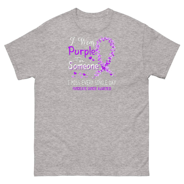 Pancreatic Cancer for Someone I Miss Classic Tee - JohnVsGBMSport GreyS