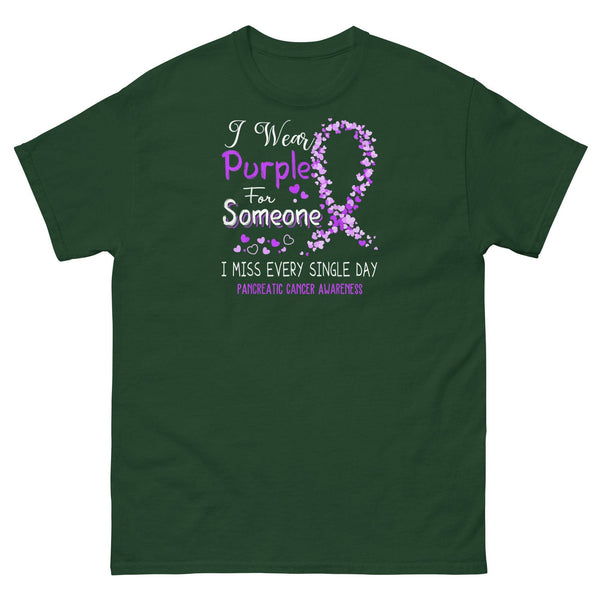 Pancreatic Cancer for Someone I Miss Classic Tee - JohnVsGBMForest GreenS