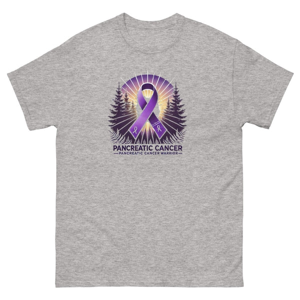 Pancreatic Cancer Forest Tee - JohnVsGBMSport GreyS