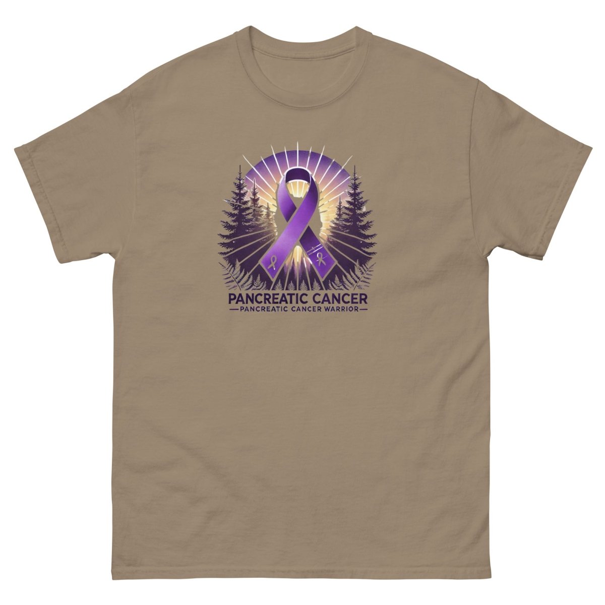 Pancreatic Cancer Forest Tee - JohnVsGBMBrown SavanaS