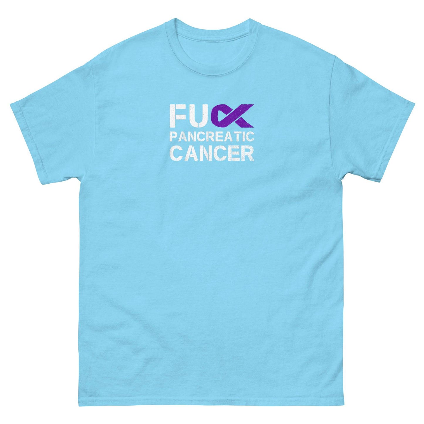 Pancreatic Cancer FU Purple Ribbon Classic Tee - JohnVsGBMSkyS