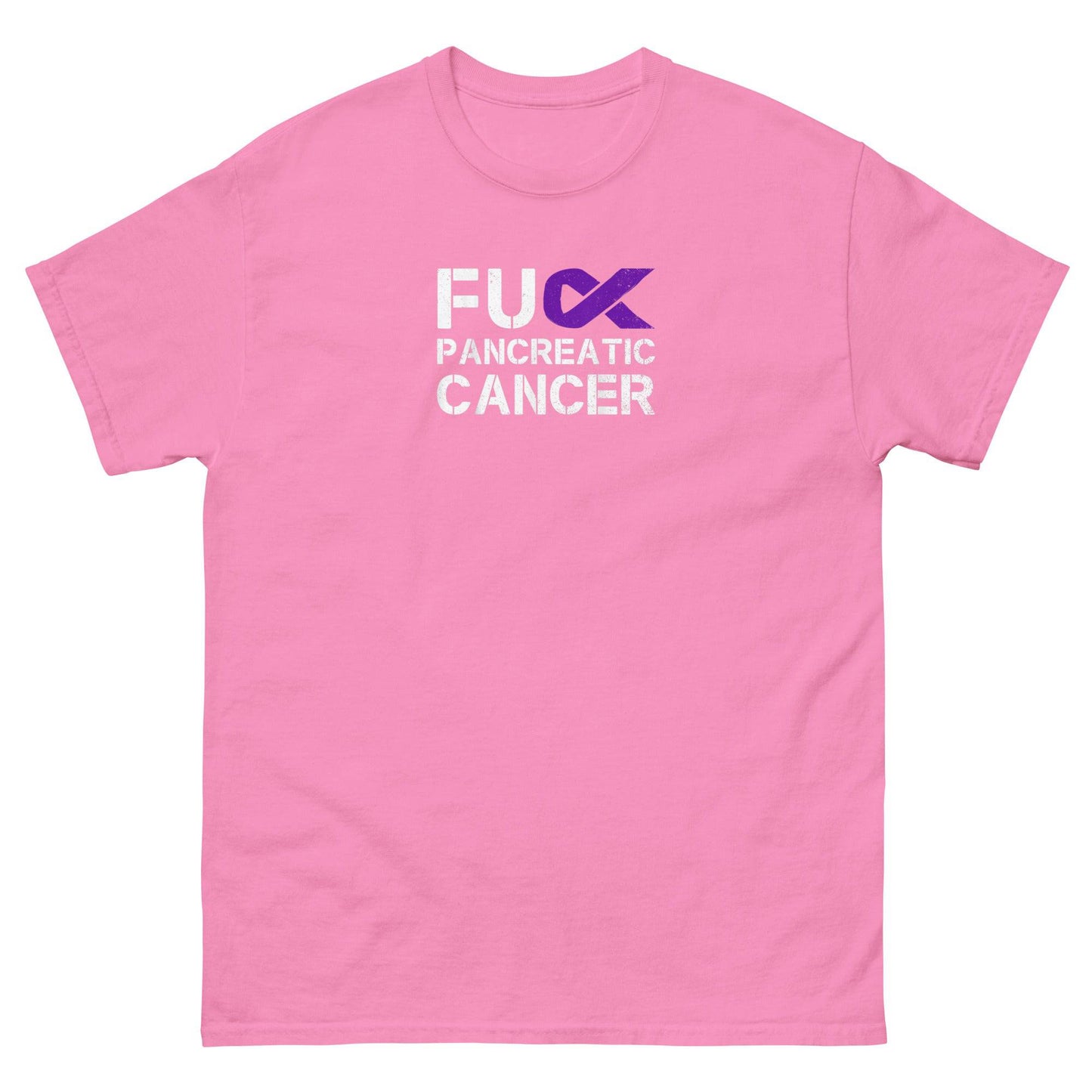 Pancreatic Cancer FU Purple Ribbon Classic Tee - JohnVsGBMAzaleaS