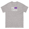 Pancreatic Cancer FU Purple Ribbon Classic Tee - JohnVsGBMSport GreyS