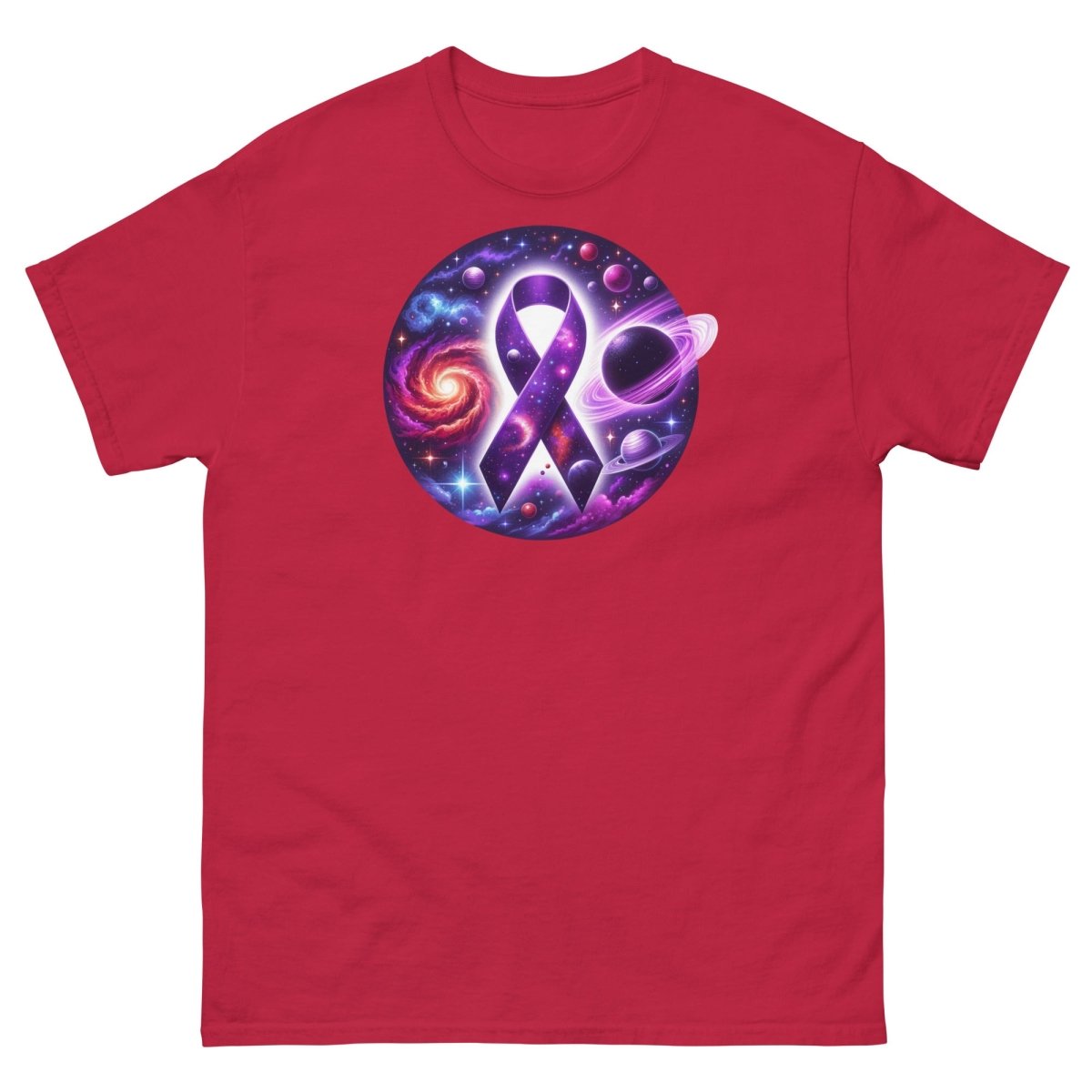 Pancreatic Cancer Galaxy Tee - JohnVsGBMCardinalS