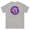 Pancreatic Cancer Galaxy Tee - JohnVsGBMSport GreyS