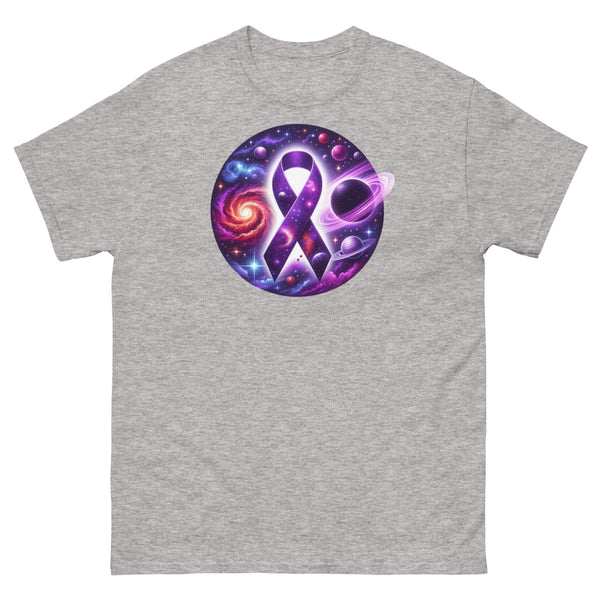 Pancreatic Cancer Galaxy Tee - JohnVsGBMSport GreyS