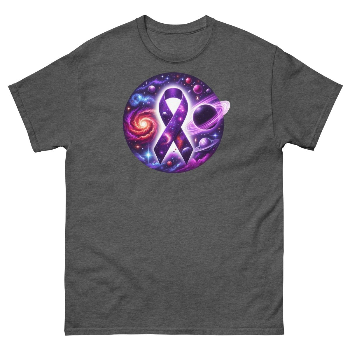 Pancreatic Cancer Galaxy Tee - JohnVsGBMDark HeatherS