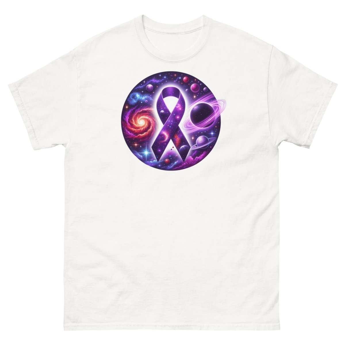 Pancreatic Cancer Galaxy Tee - JohnVsGBMWhiteS