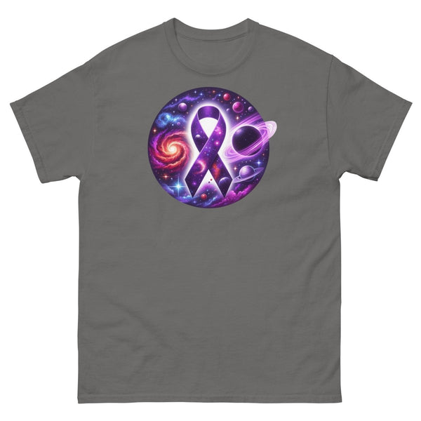 Pancreatic Cancer Galaxy Tee - JohnVsGBMCharcoalS