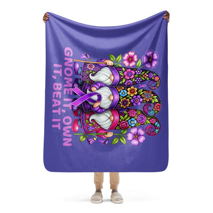 Pancreatic Cancer Gnome Sherpa Blanket - JohnVsGBM50″×60″