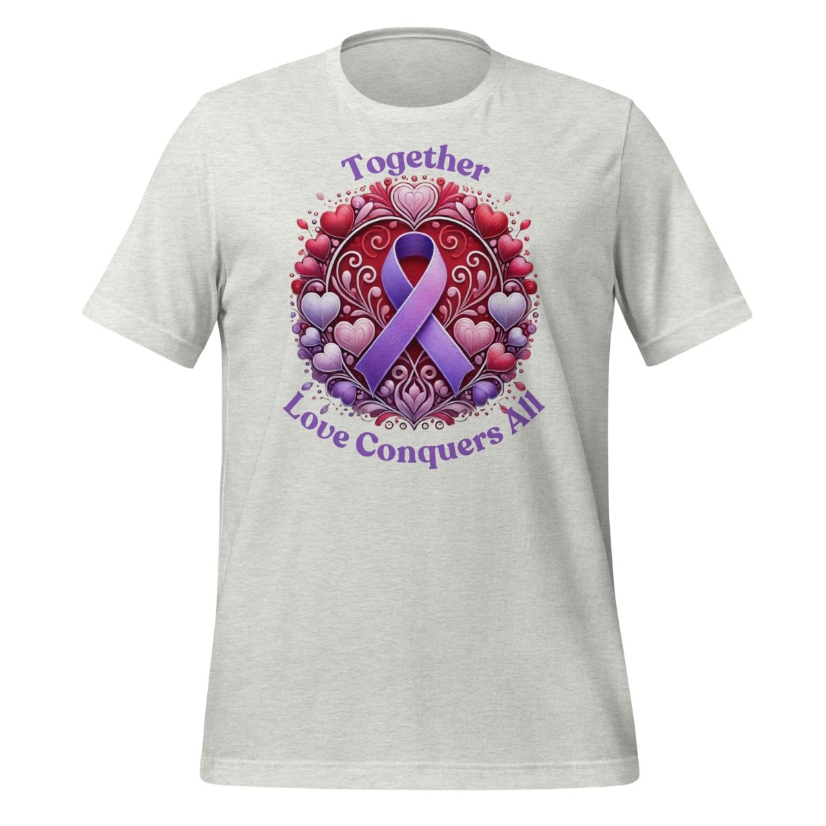 Pancreatic Cancer Heart Love Tee - JohnVsGBMAshS