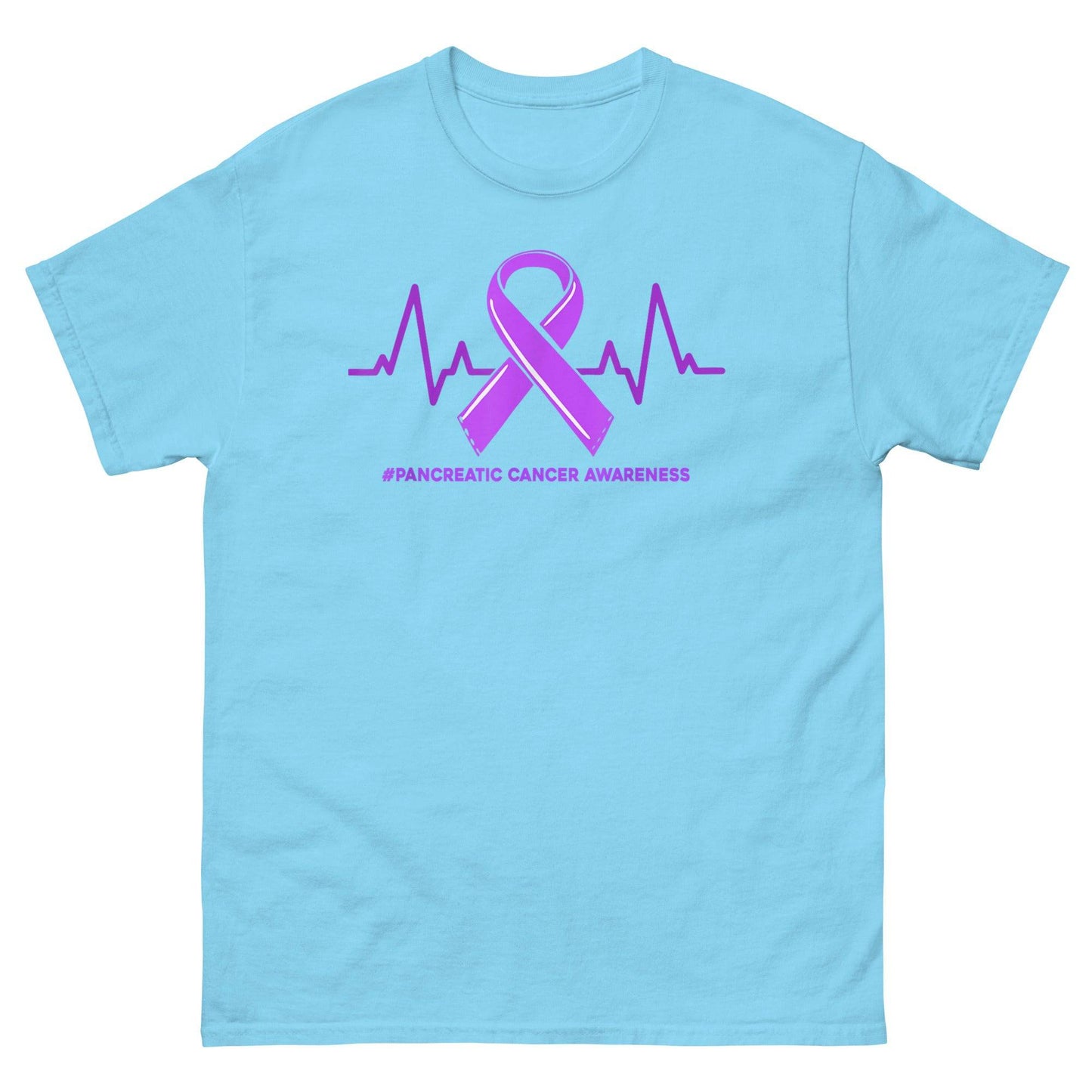 Pancreatic Cancer Heartbeat Classic Tee - JohnVsGBMSkyS