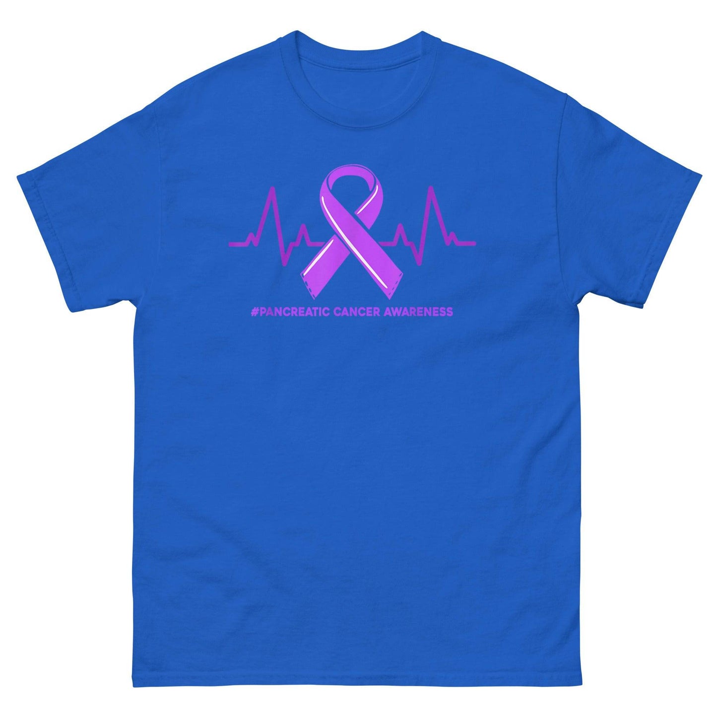 Pancreatic Cancer Heartbeat Classic Tee - JohnVsGBMRoyalS