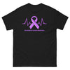 Pancreatic Cancer Heartbeat Classic Tee - JohnVsGBMBlackS