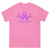 Pancreatic Cancer Heartbeat Classic Tee - JohnVsGBMAzaleaS