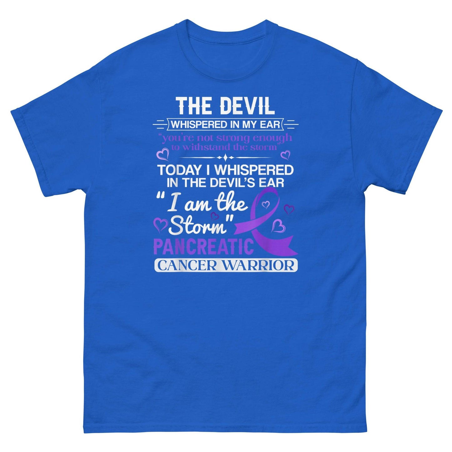 Pancreatic Cancer I am the Storm Classic Tee - JohnVsGBMRoyalS