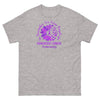 Pancreatic Cancer November Flower Classic Tee - JohnVsGBMSport GreyS