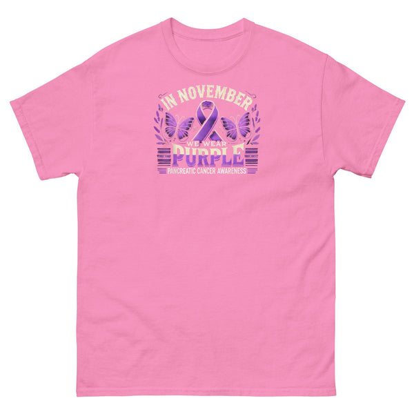 Pancreatic Cancer November We Wear Classic Tee - JohnVsGBMAzaleaS