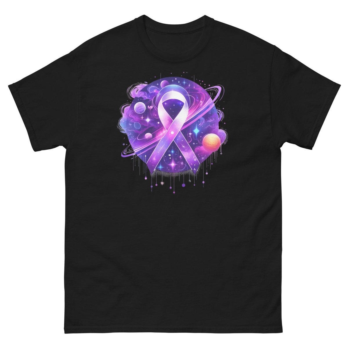 Pancreatic Cancer Painted Galaxy Tee - JohnVsGBMBlackS