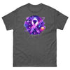 Pancreatic Cancer Painted Galaxy Tee - JohnVsGBMDark HeatherS