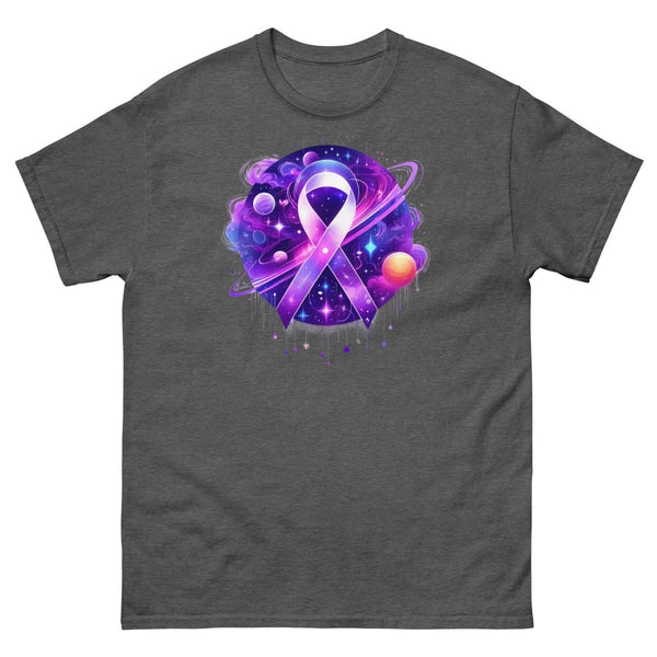 Pancreatic Cancer Painted Galaxy Tee - JohnVsGBMDark HeatherS