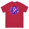 Pancreatic Cancer Painted Galaxy Tee - JohnVsGBMCardinalS