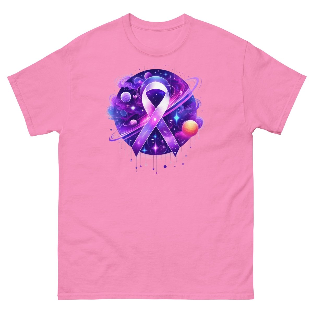 Pancreatic Cancer Painted Galaxy Tee - JohnVsGBMAzaleaS