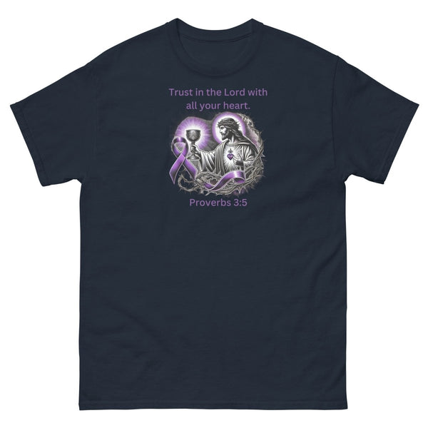 Pancreatic Cancer Proverbs Tee - JohnVsGBMNavyS