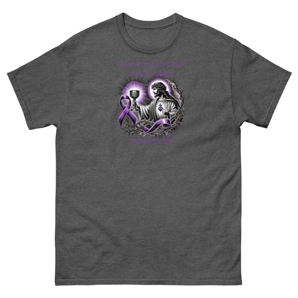 Pancreatic Cancer Proverbs Tee - JohnVsGBMDark HeatherS