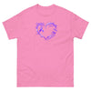 Pancreatic Cancer Purple Heart with Ribbon Classic Tee - JohnVsGBMAzaleaS