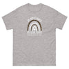 Pancreatic Cancer Rainbow Classic Tee - JohnVsGBMSport GreyS