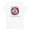 Pancreatic Cancer Rose Love Tee - JohnVsGBMWhiteS