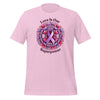 Pancreatic Cancer Superpower Love Tee - JohnVsGBMHeather Prism LilacS