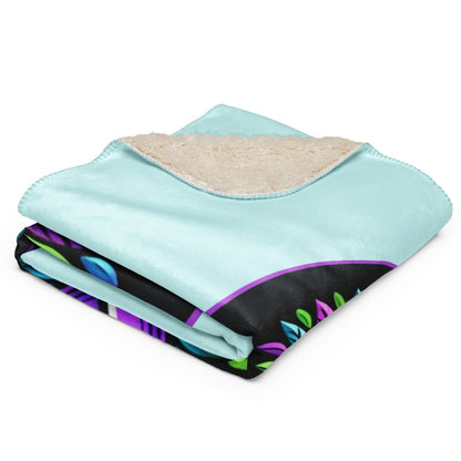 Pancreatic Cancer Tree Sherpa Blanket - JohnVsGBM37″×57″