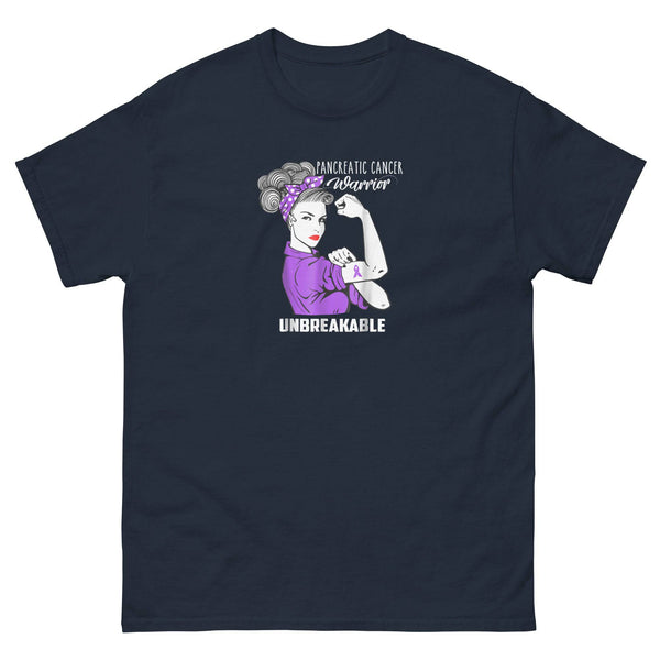 Pancreatic Cancer Unbreakable Classic Tee - JohnVsGBMNavyS