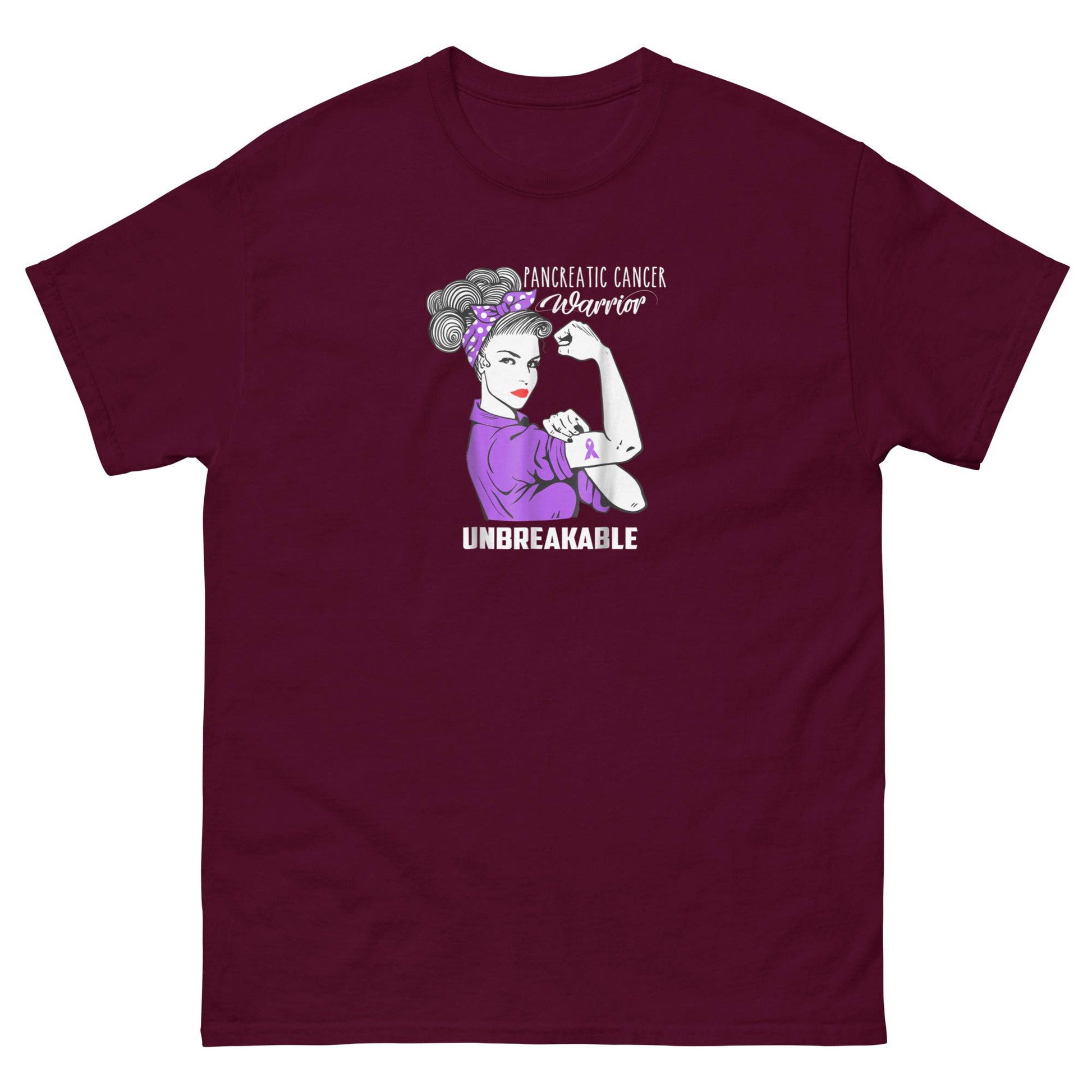 Pancreatic Cancer Unbreakable Classic Tee - JohnVsGBMMaroonS