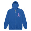 Pancreatic Cancer Zip Up Survivor Hoodie - JohnVsGBMRoyalS