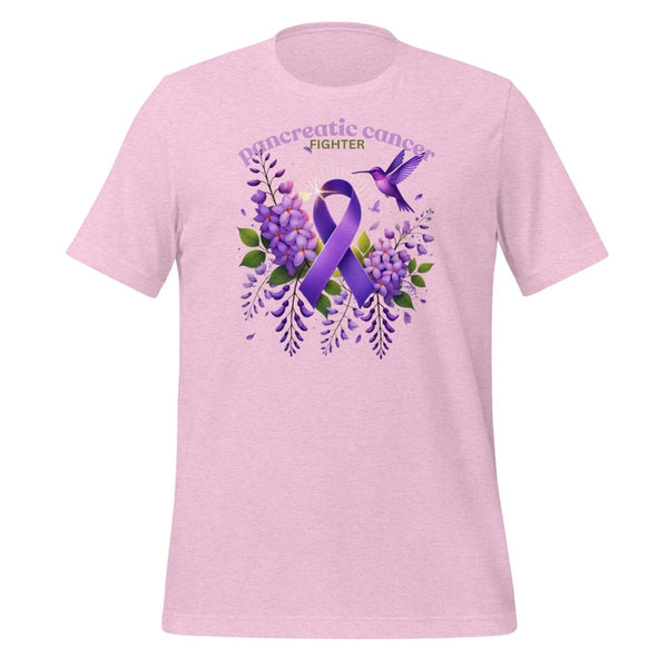 Pancreatic Fighter Spring Tee - JohnVsGBMHeather Prism LilacS