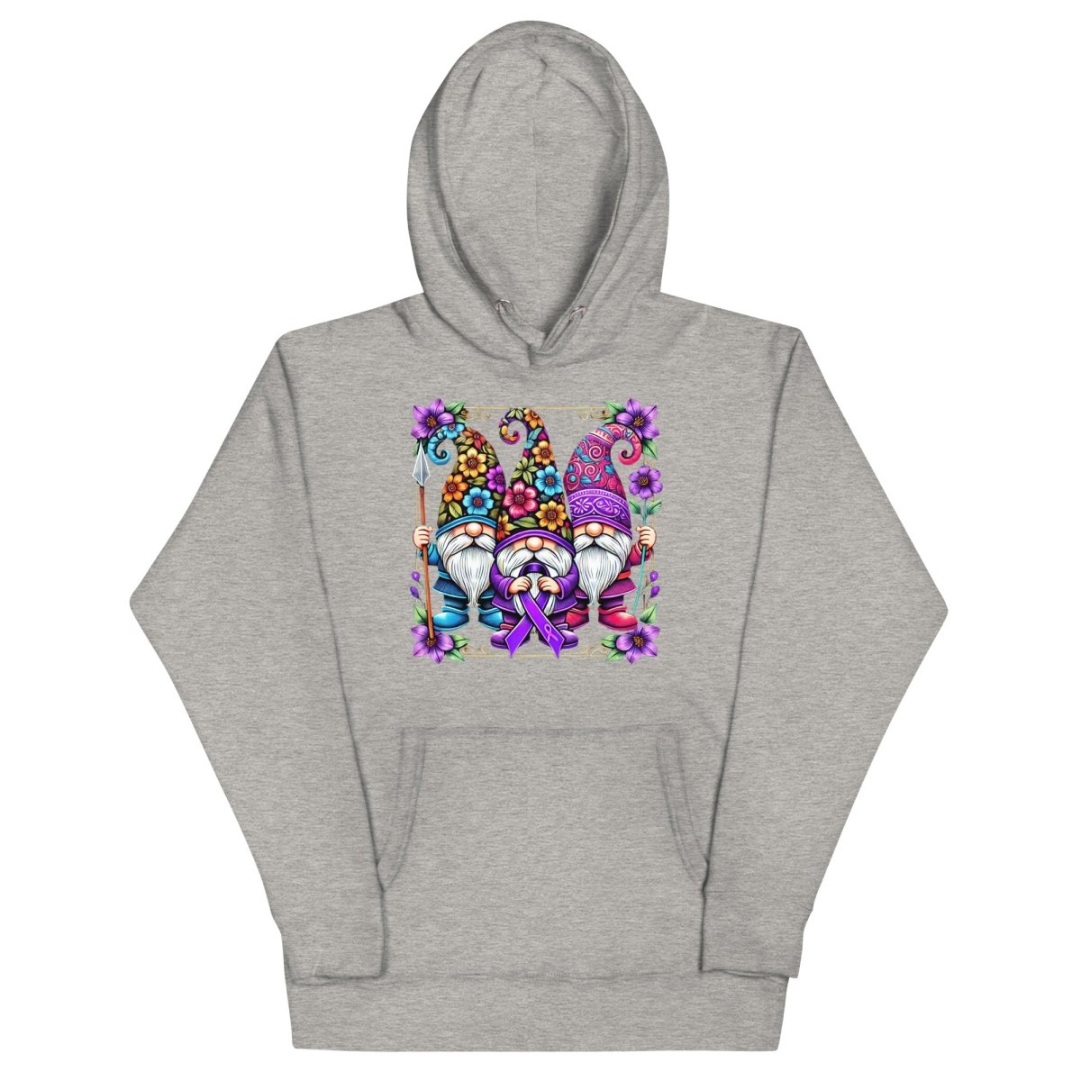 Pancreatic Gnome Frame Hoodie - JohnVsGBMCarbon GreyS